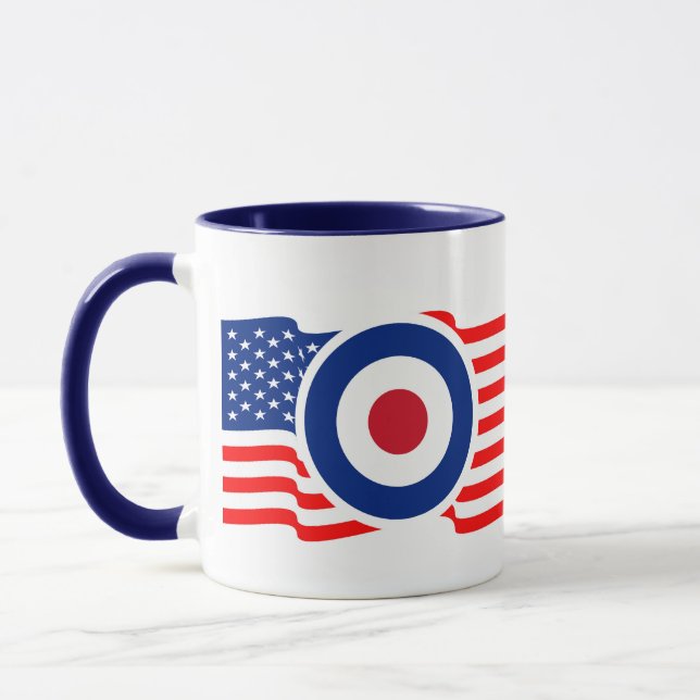 Mug Graphique cible Roundel USA (Gauche)