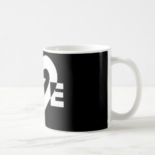 Mug Graphique d'amour cool, blanc