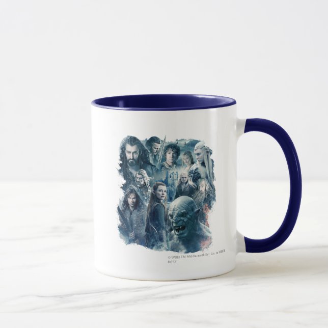 Mug Graphique de caractères des cinq armées (Droite)