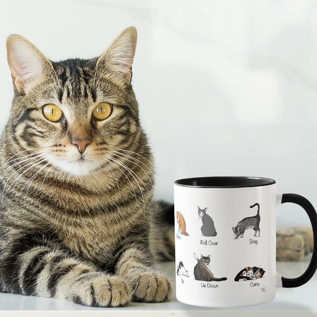 Mug Graphique de formation illustré des commandes de c (Créateur téléchargé)