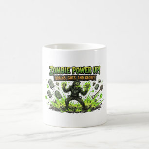 Mug Graphique de joueur de puissance zombie