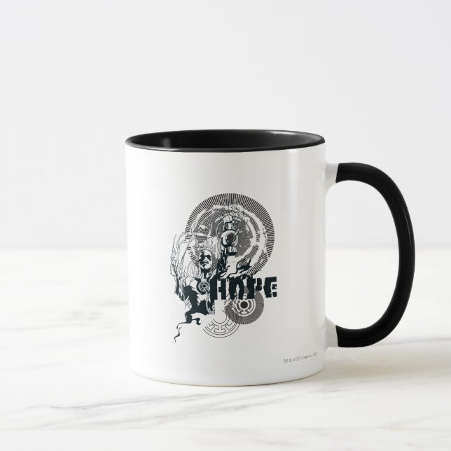 Mug Graphique de lanterne bleue 4 (Droite)