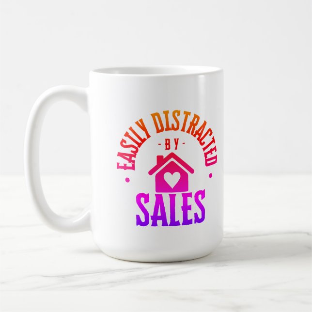 Mug Graphique de l'immobilier drôle (Gauche)