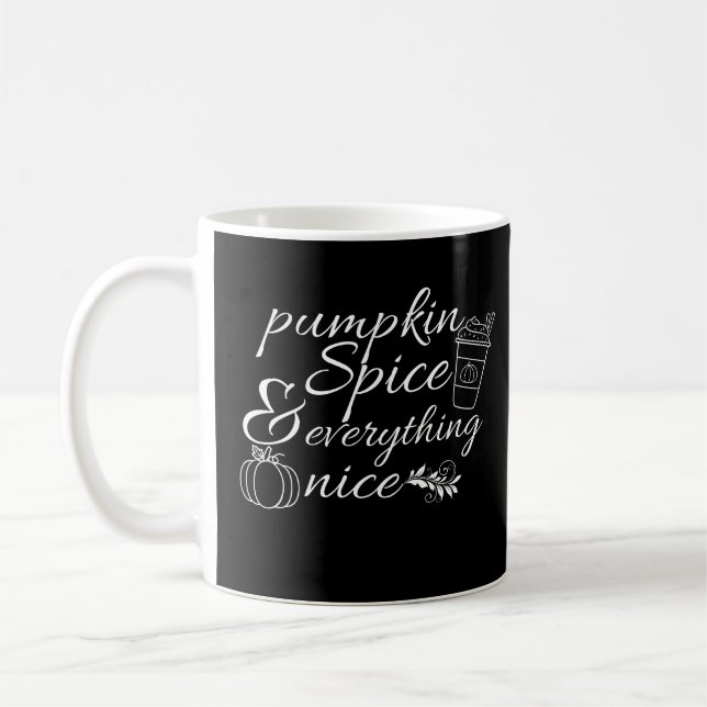 Mug Graphique de patchs Citrouille mignon (Gauche)