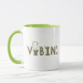 Mug Graphique de typographie de la grotte de Vibin