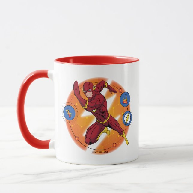 Mug Graphique d'exécution du laboratoire Flash de dess (Gauche)