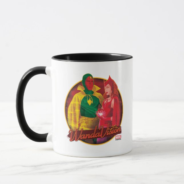 Mug Graphique d'Halloween WandaVision (Gauche)