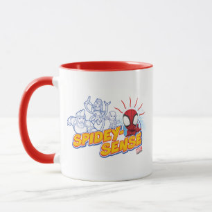 Mug Graphique du contour du sens d'araignée