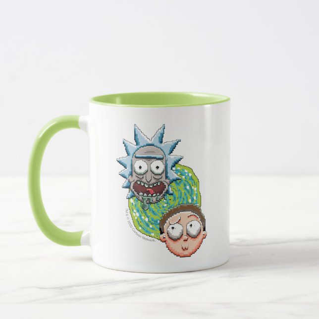 Mug Graphique du portail Pixelverse Rick and Morty (Gauche)
