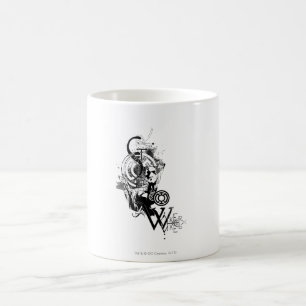 Mug Graphique en lanterne bleue 2