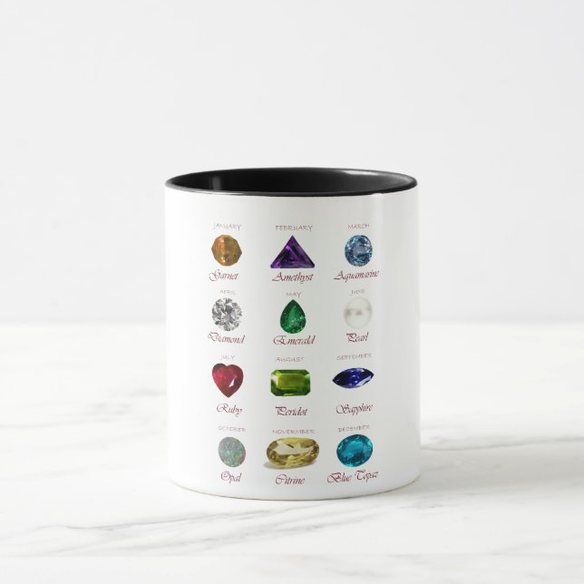 Mug Graphique en pierre à naître (Centre)