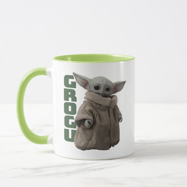 Mug Graphique Nom de caractère Grogu (Gauche)