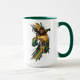 Mug Graphique réfracté de "révolte" d'Aquaman  
