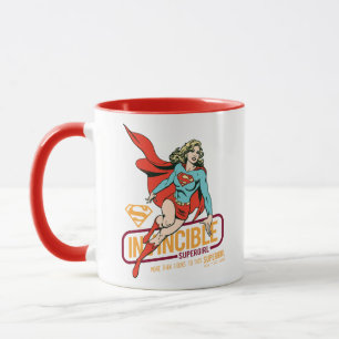 Mug Graphique rétro-invincible Supergirl