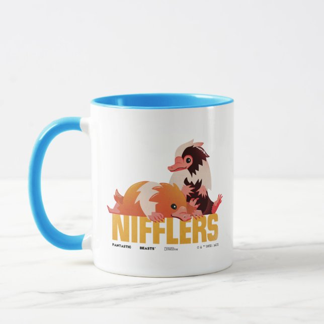 Mug Graphique Vintage des nifflers (Gauche)