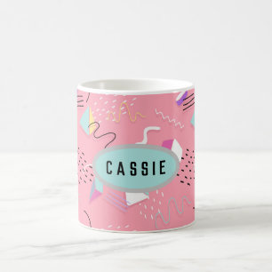 Mug Graphiques Rétro Fun Pink des Années 90