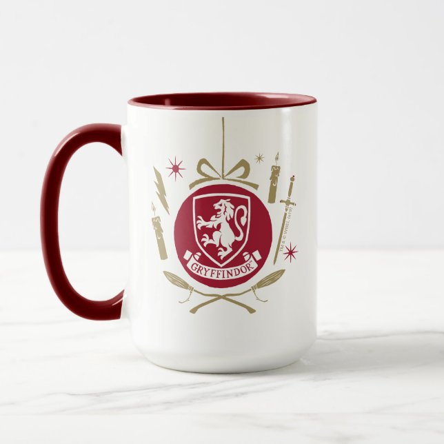 Mug Graphisme de boule de Noël GRYFFINDOR™ (Gauche)