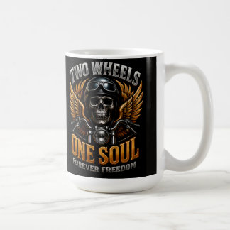 Mug Graphisme de liberté pour motards 🦅 🏍️