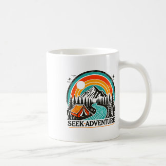 Mug Graphisme de recherche d'aventure Explorez le plei