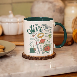 Mug Graphisme en collage aquarelle THE SHIRE™