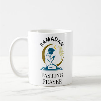 Mug Graphisme vectoriel islamique de l'homme en prière