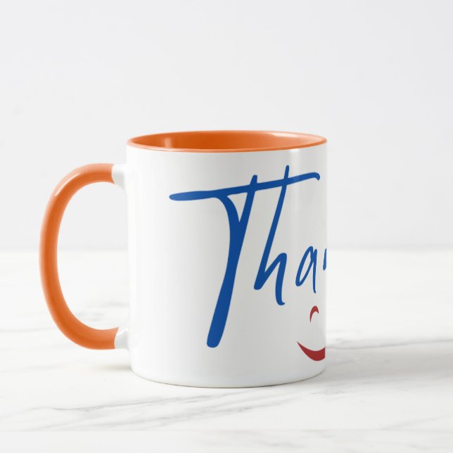 Mug Grateful Vibes : Thankful and Smiling Cup (Gauche)
