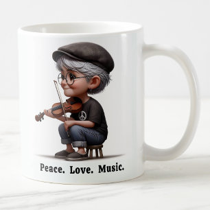 Mug Gratuit Citoyen Aîné Spiraté Bénéficiant De La Vie