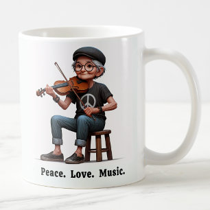 Mug Gratuit Citoyen Aîné Spiraté Bénéficiant De La Vie