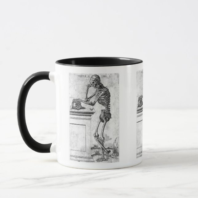 Mug Gravure squelettique (Gauche)