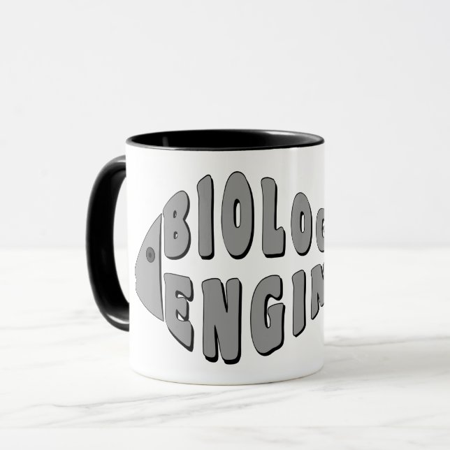 Mug Gray Fish, ingénieur biologique (Devant gauche)