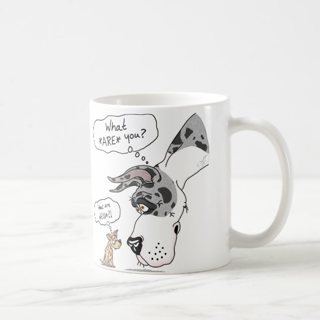 Mug Great Dane & Chihuahua MerleB (Droite)