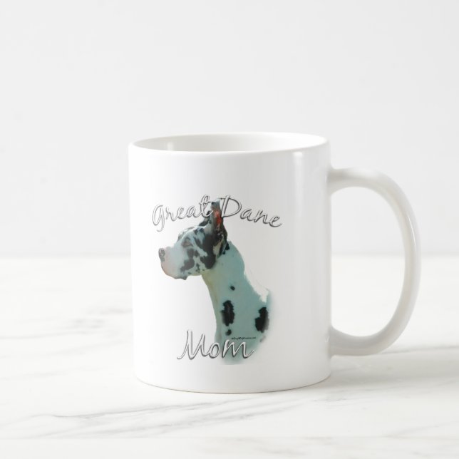 Mug Great Dane (harlequin) Maman 2 (Droite)
