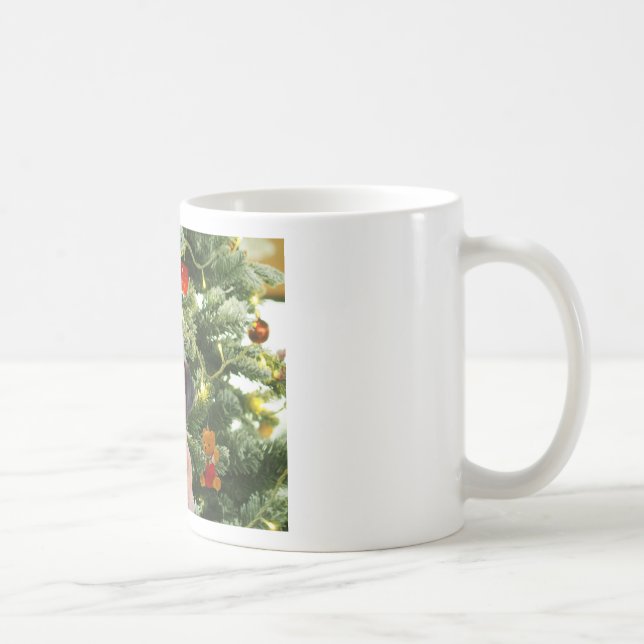 Mug Great Dane w Christmas Tree Cadeaux Boîtes de Noël (Droite)