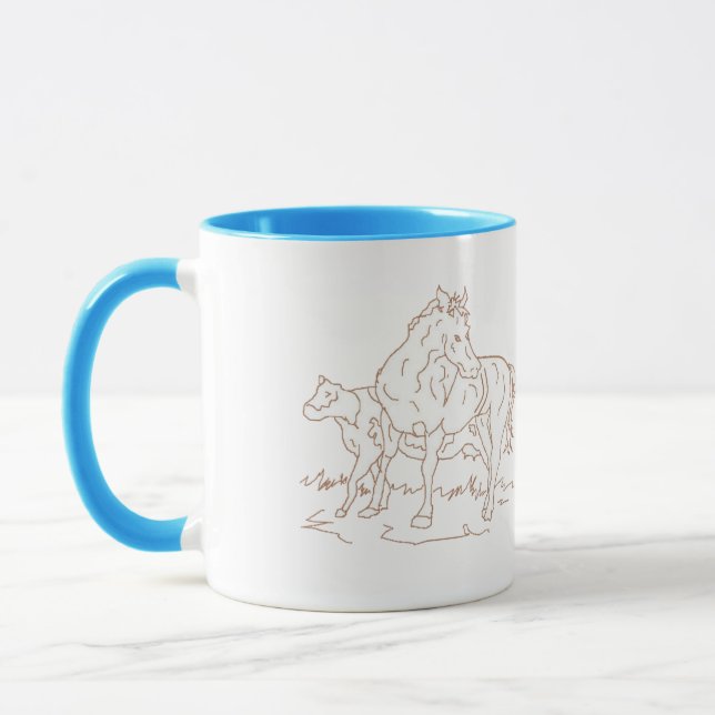 Mug : Great Day For Horse's & Cow's   (Left)
