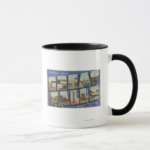 Mug Great Falls, Montana - grandes scènes 2 de lettre