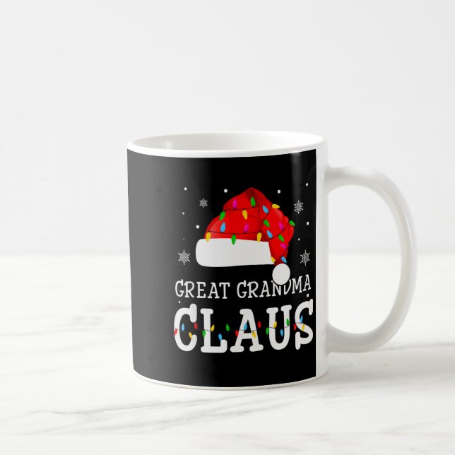 Mug Great Grandma Claus Cool Holiday Matching Pajamas  (Droite)