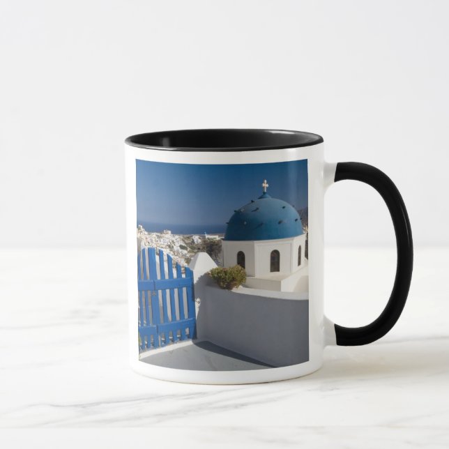 Mug Grèce et île grecque de Santorin depuis (Droite)
