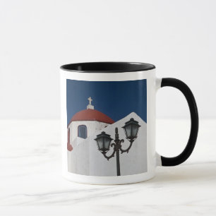 Mug Grèce, Mykonos, Chapelle au dôme rouge et