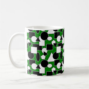 Mug Green Bauhaus Collage