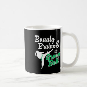 Mug Green Belt Taekwondo Martial Arts Funny Judo Citat