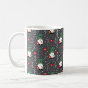 Mug Green Gnome Arbre de Noël Motif