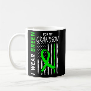 Mug Green Grandson Maladie du rein Cérébral Palsie Awa
