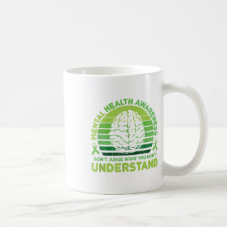 Mug Green Ribbon Warrior &amp; Supporters - Mental Hea
