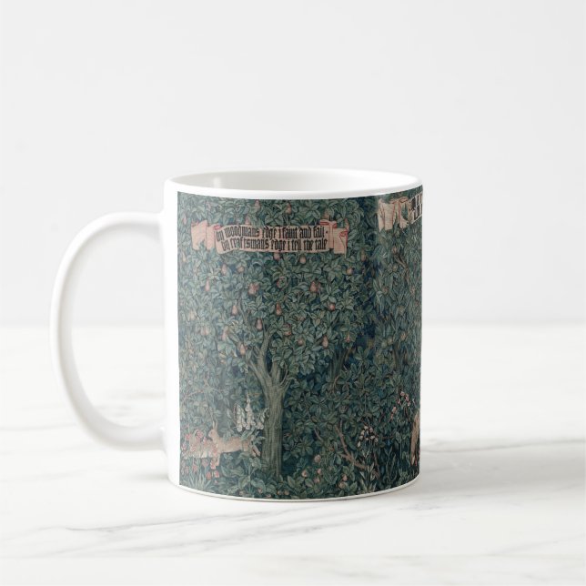 Mug Greenery, Victorian Era Tapestry by Henry Dearle (Gauche)