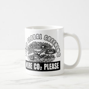 Mug Greening global d'aide - plus de CO2 svp