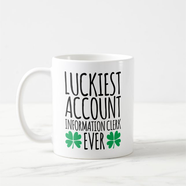 Mug Greffier d'information sur le compte Lucest jamais (Gauche)
