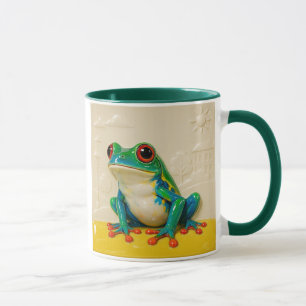 Mug Grenouille artistique en céramique