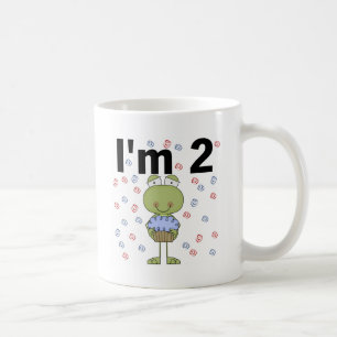 Mug Grenouille avec Cupcake 2e chemises d'anniversaire