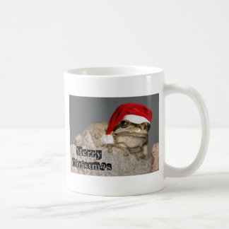 Mug Grenouille avec un casquette de Père Noël