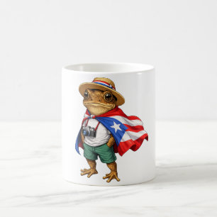 Mug Grenouille Coqui Drapeau de Porto Rico Taïno Porto